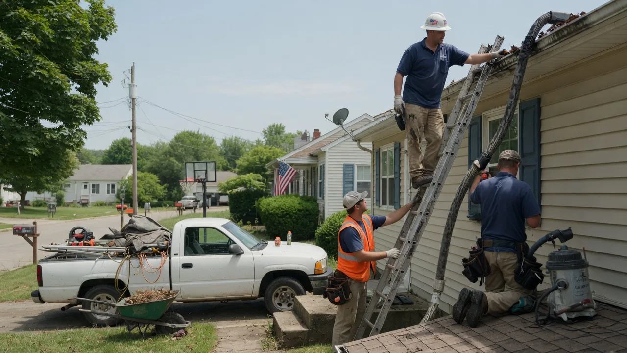 Gutter Installation in The Plains, OH near me